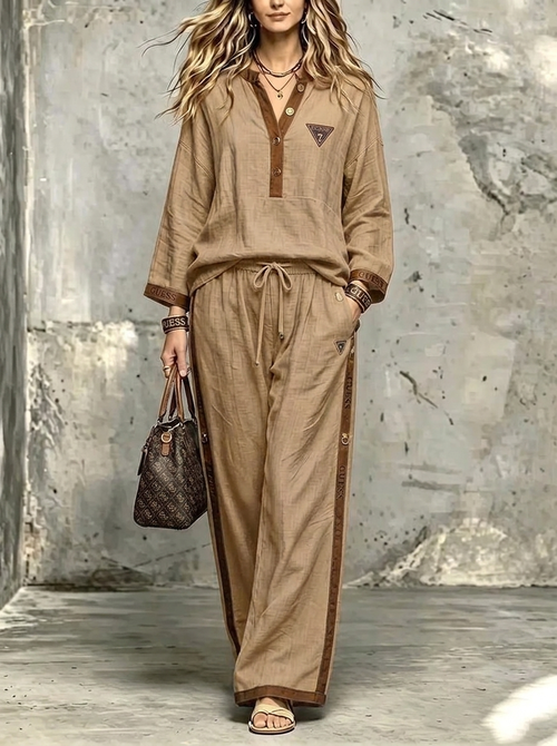 Coordinato Guess in cotone demin- Felpa + Pantalone IN OMAGGIO