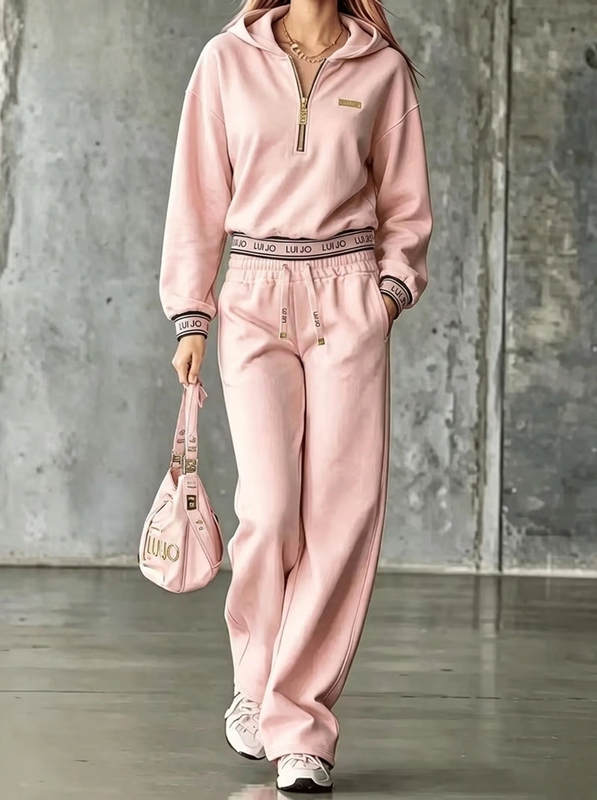 Coordinato LIU·JO in puro cotone - Felpa + Pantalone IN OMAGGIO