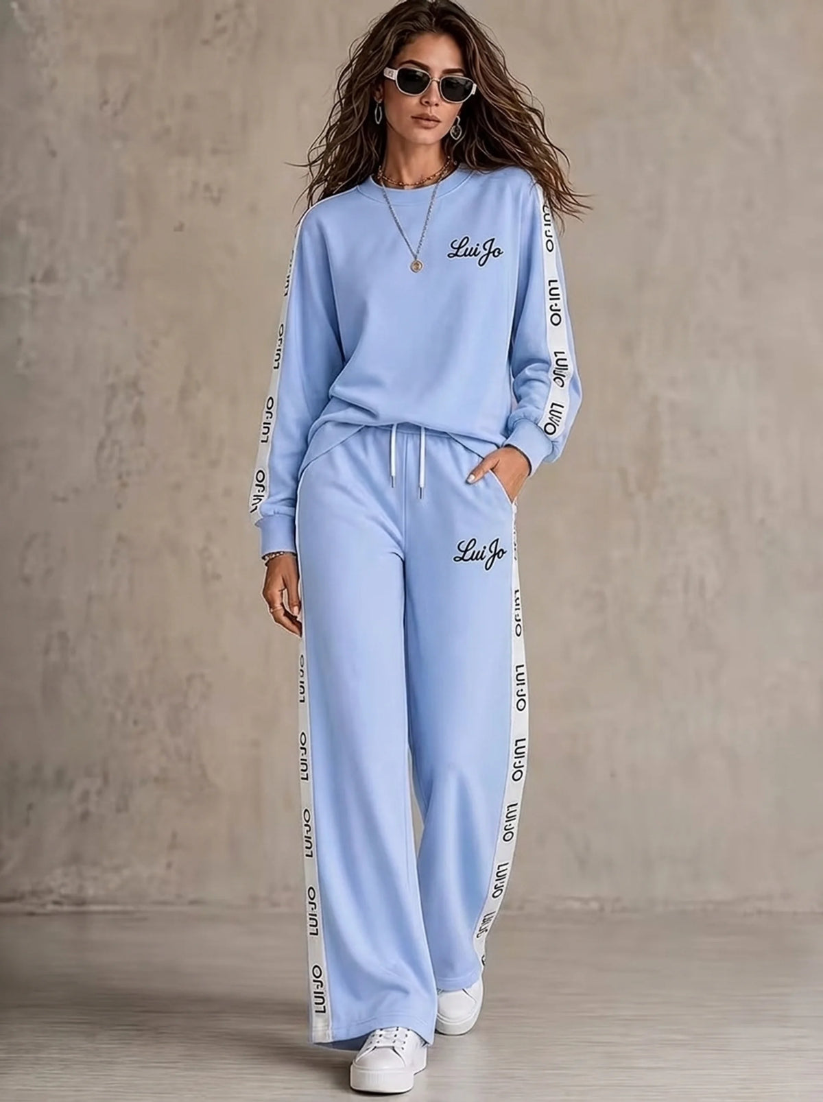 Coordinato LIU·JO in puro cotone - Felpa + Pantalone IN OMAGGIO