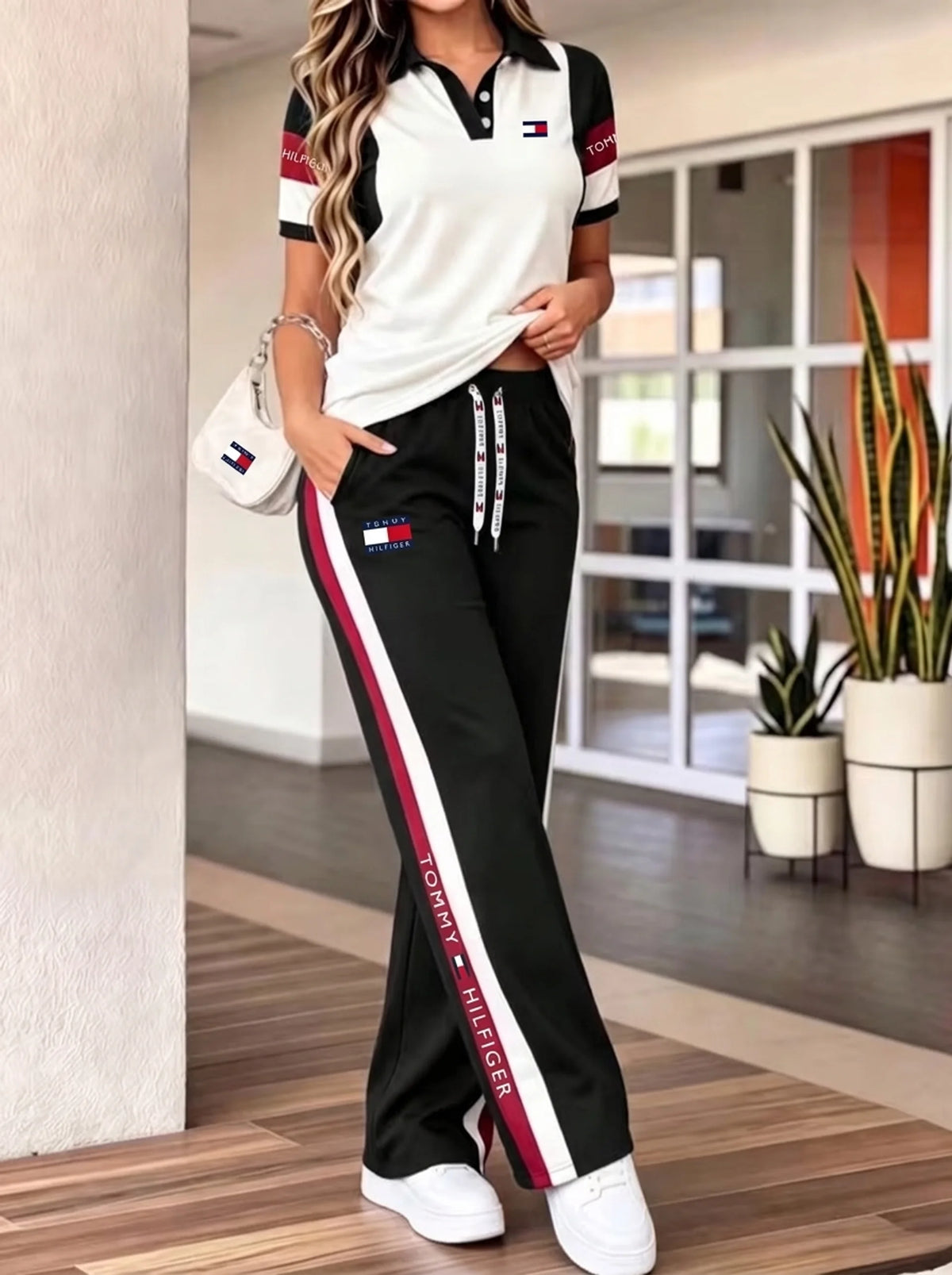 Coordinato Tommy Hilfiger in puro cotone - Maglia + Pantalone IN OMAGGIO
