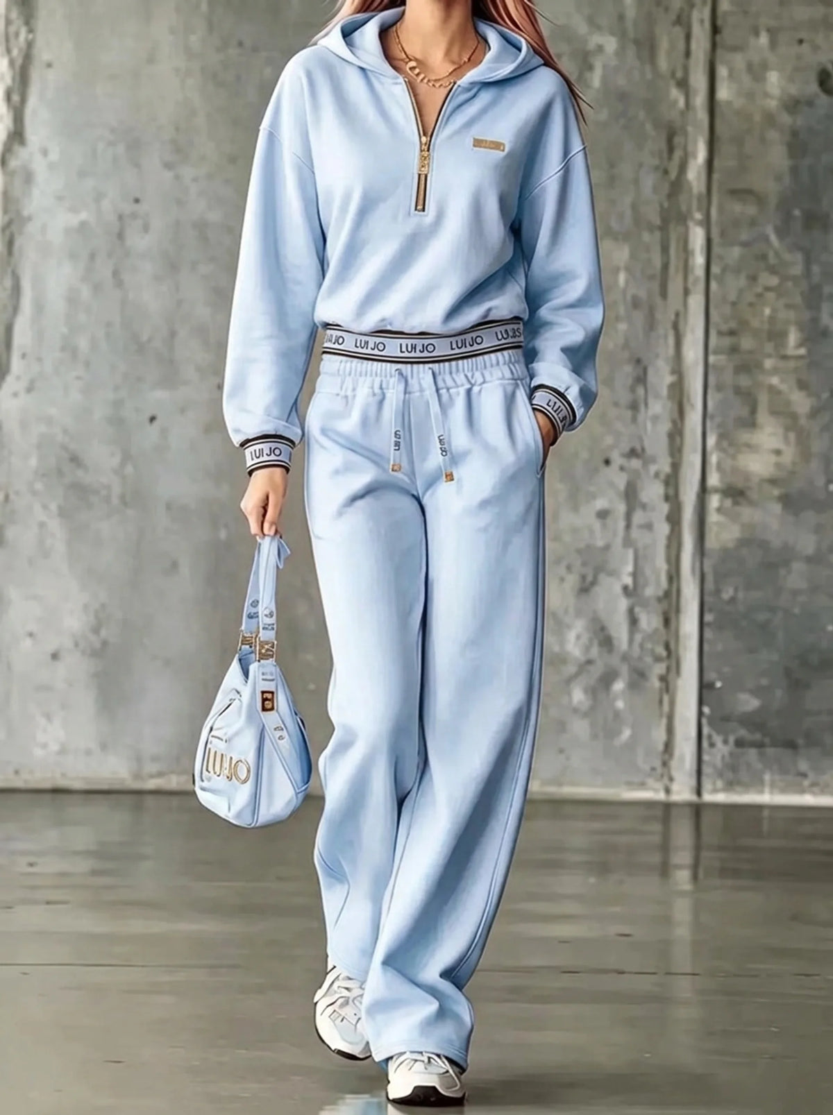 Coordinato LIU·JO in puro cotone - Felpa + Pantalone IN OMAGGIO