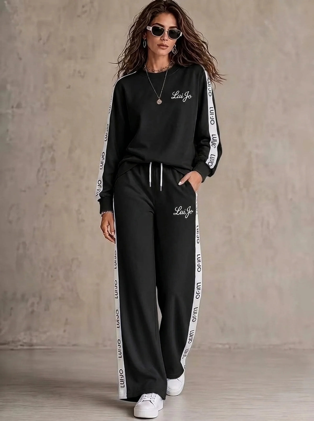 Coordinato LIU·JO in puro cotone - Felpa + Pantalone IN OMAGGIO