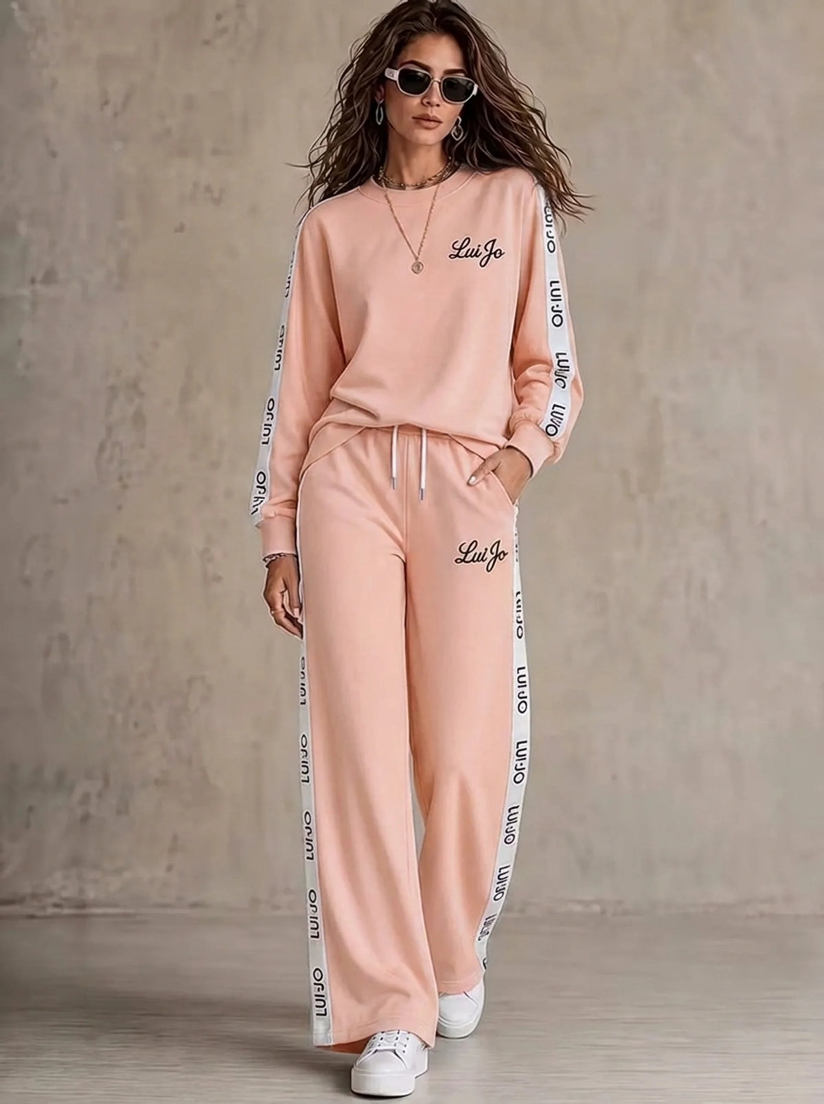 Coordinato LIU·JO in puro cotone - Felpa + Pantalone IN OMAGGIO