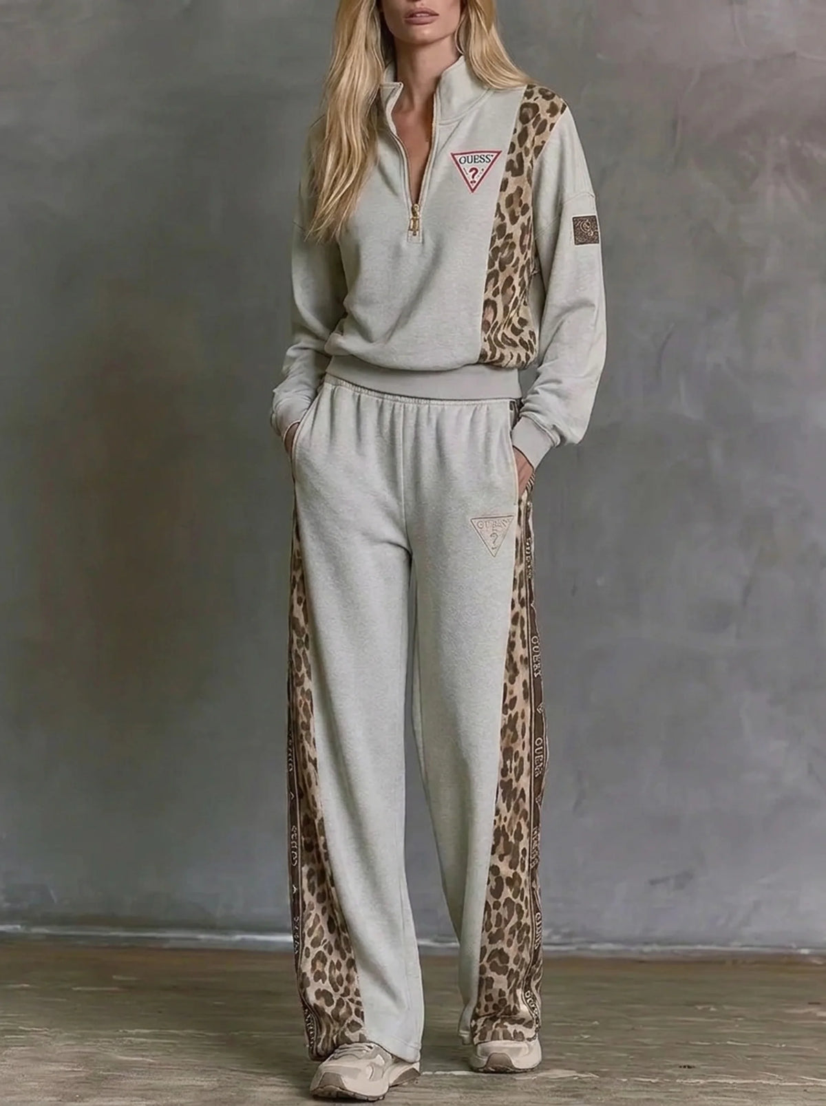Tuta Guess in puro cotone - Felpa + Pantalone IN OMAGGIO