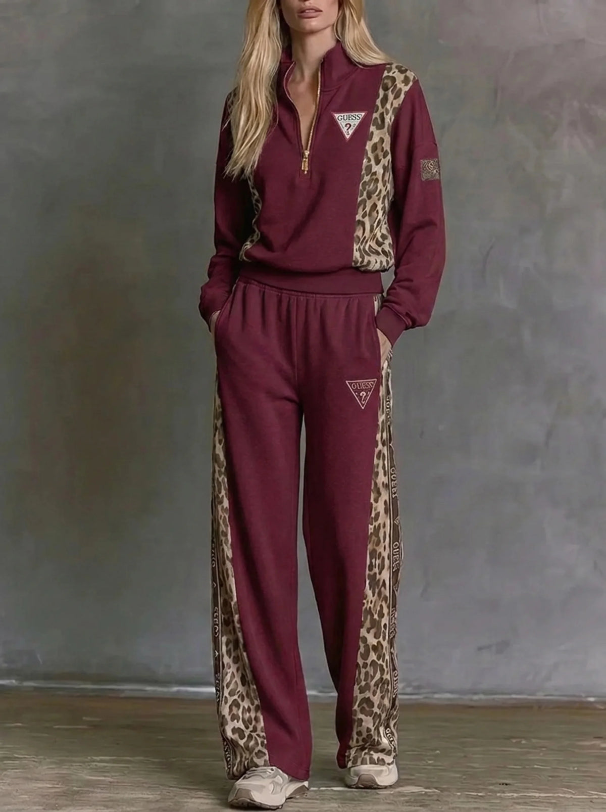 Tuta Guess in puro cotone - Felpa + Pantalone IN OMAGGIO