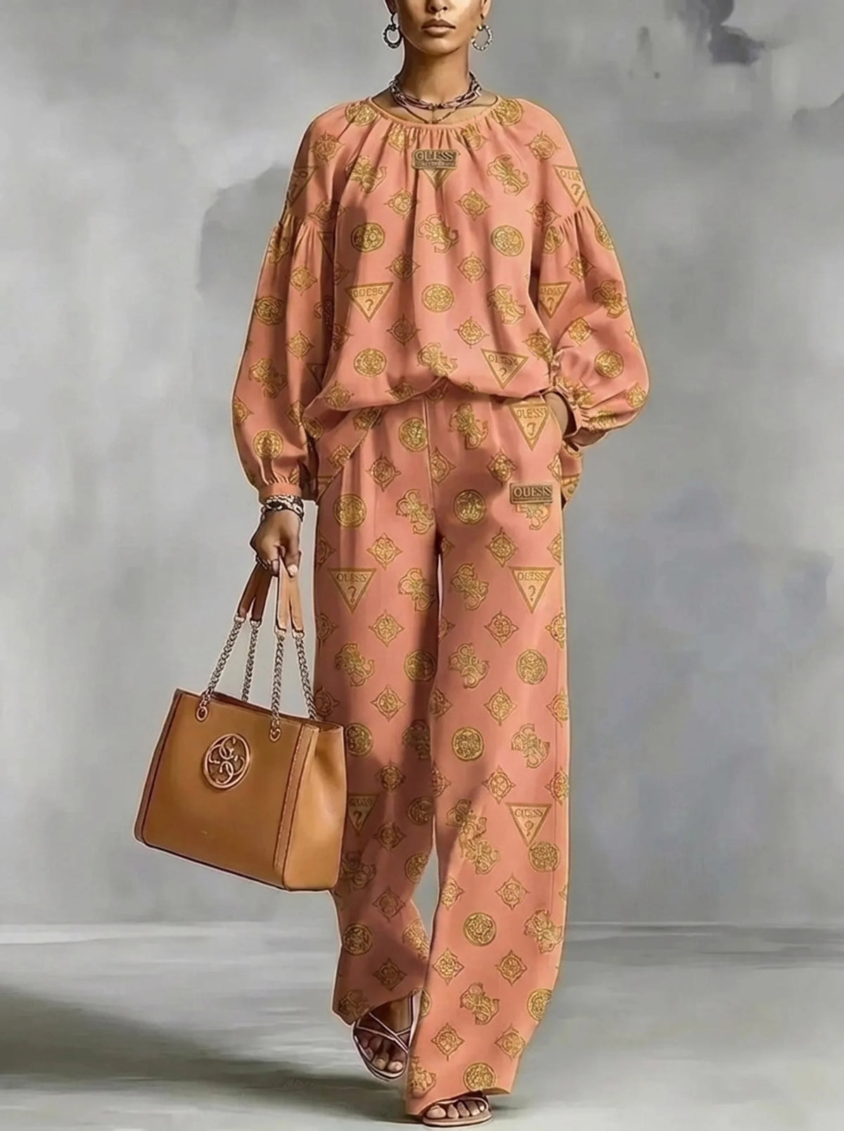 Coordinato Guess in puro cotone - Maglia + Pantalone IN OMAGGIO