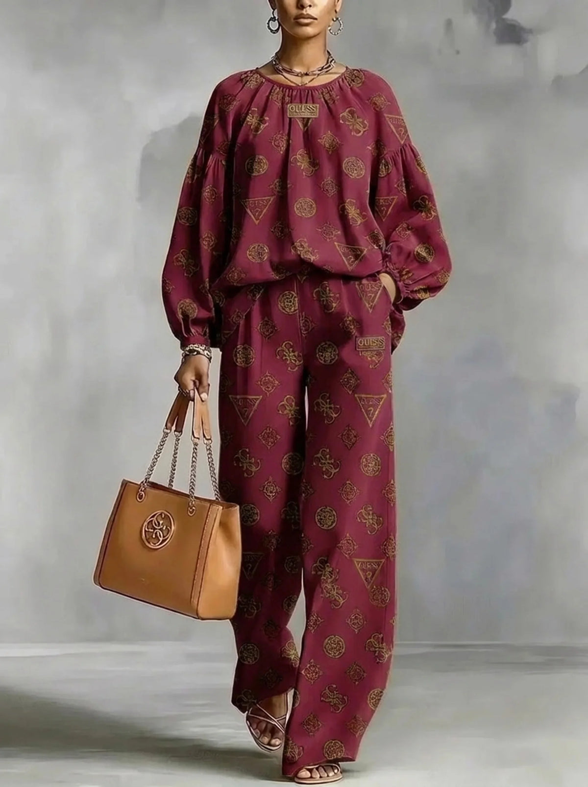 Coordinato Guess in puro cotone - Maglia + Pantalone IN OMAGGIO