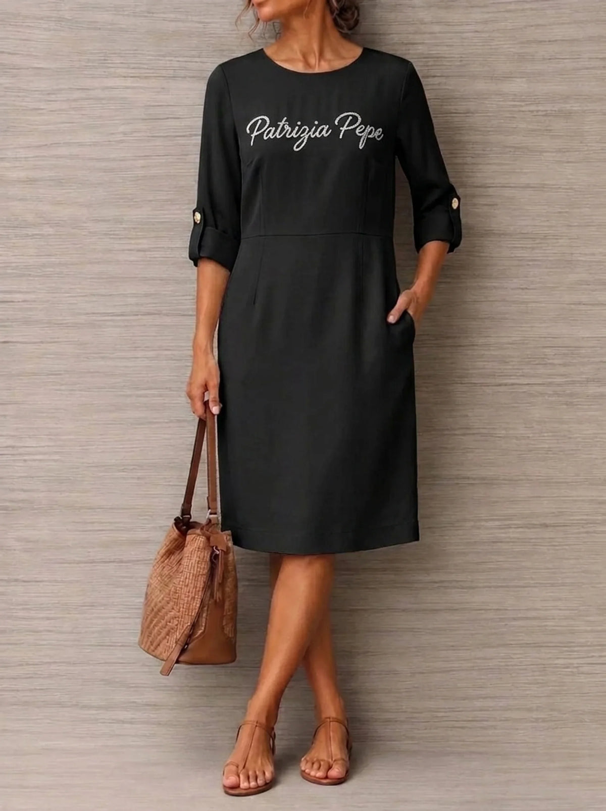 Vestito midi minimal Patrizia Pepe 100% Cotone