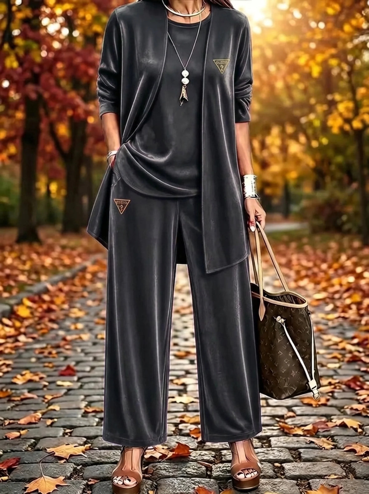 Coordinato elegante Guess 3 pezzi - 100% cotone premium